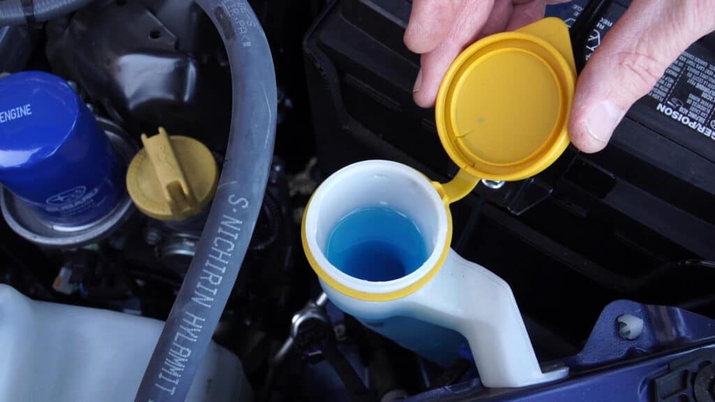 Washer Fluid Top-Up Guide