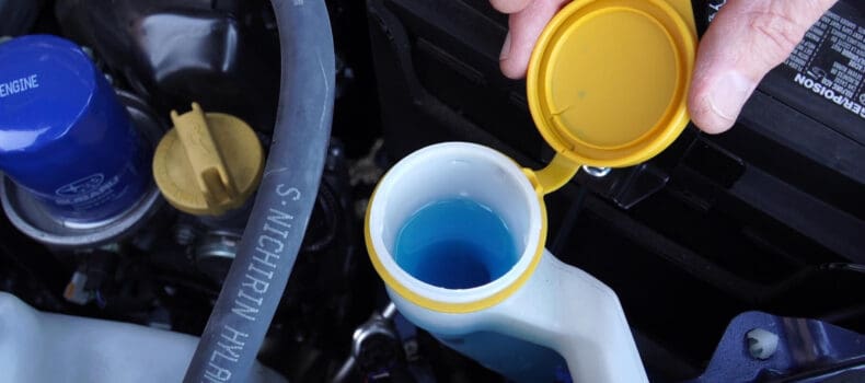 Washer Fluid Top-Up Guide