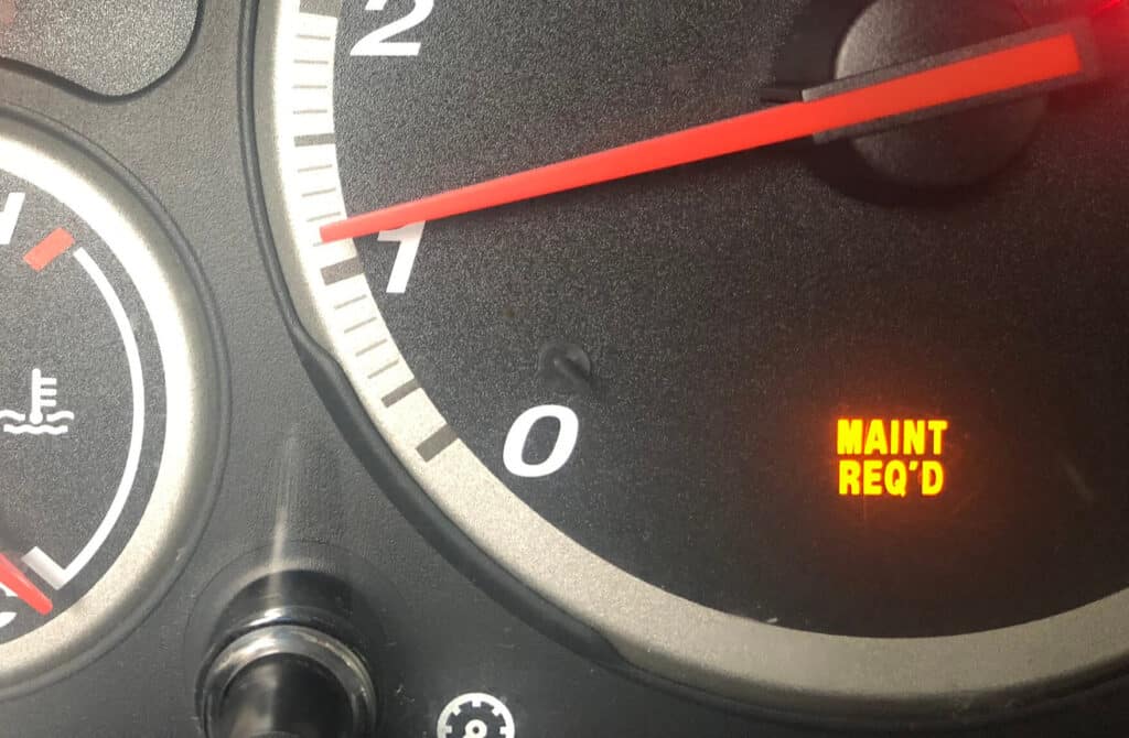 Maintenance Required Warning Light Service and Guide: What is it and what to do?