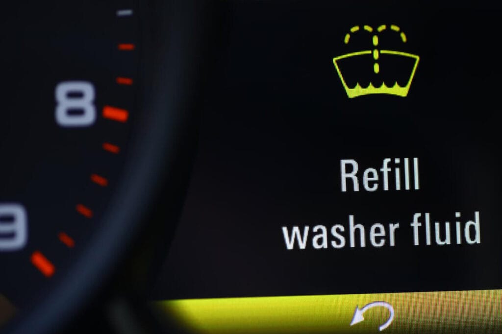 Windshield Washer Fluid Warning Light Service and Guide: What is it and what to do?